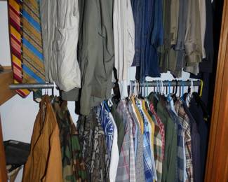 Mens Clothing, Hunting Jackets, Etc