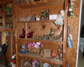 Glass Jars, Flower Pots, Etc