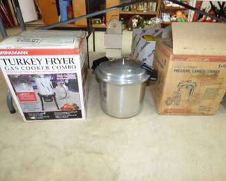 NEW Brinkmann Turkey Fryer, Large Canning Pressure Cookers