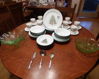 Corelle Christmas China Set