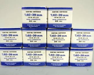 State Unitary Enterprise 7.62x39 Ammo, Approx 200 Rds