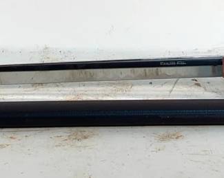 Straight Blade Ninjato Sword, 24" Blade And 14" Handle, In Scabbard