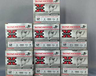 Winchester Super X 12 ga Ammo, Approx 175 Rds