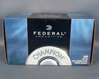 Federal Small Magnum Pistol Primers No. 200, Approx Qty 1000