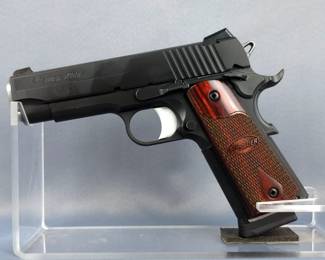 Sig Sauer 1911 .45 Auto Pistol SN# 54B096932, 5 Total Mags, Paperwork, In Hard Case