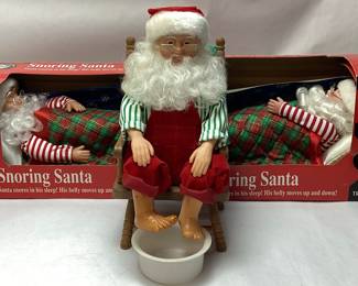 (3) NORTHPOLE PRODUCTIONS SNORING SANTA