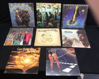VTG. VINYL RECORD COLLECTION, ISAAC HAYES, PRINCE, FACTORY SEALED WHITESNAKE, GLADYS KNIGHT & THE PIPS, MOTOWN, CON FUNK SHUN & 100 others