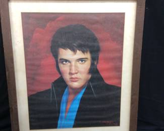 1979 ELVIS PRINT BY LAWRENCE WILLIAMS,