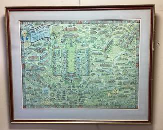 1960 UNIVERSITY OF VIRGINIA LITHOGRAPH