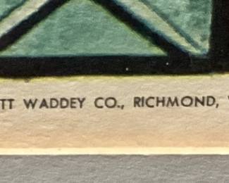 1960 UNIVERSITY OF VIRGINIA LITHOGRAPH