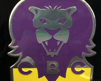 EMBOSSED CAROLINA BREWING COMPANY SIGN, HOLLY SPRINGS, NC