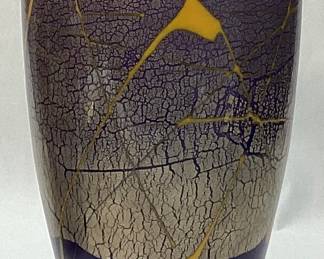 ART GLASS NAVE SIGNED LGW15, 12.5’’ H