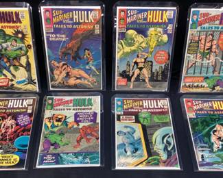 (8) 12c MARVEL SUB-MARINER & THE INCREDIBLE HULK COMICS #70, #71, #72, #73, #77, #78, #80 & #83