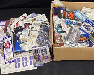 ASSORTED SPORTS TICKETS, DUKE, WAKE FORE
