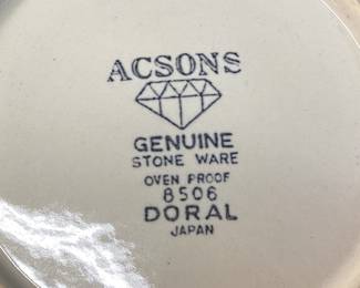ACSONS DORAL STONE WARE SERVING BOWL
