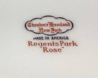 HAVILAND REGENTS PARK ‘’ROSE’’ CHINA SET
