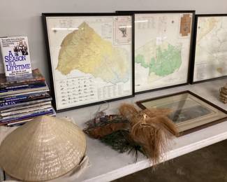 CHOICE LOT OFF TABLE MAPS, BOOKS