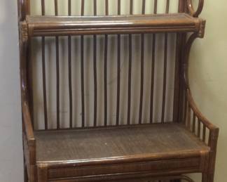 RATTAN BAKERS 3 TIER RACK