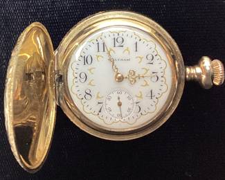 ANTIQUE WALTHAM MINI POCKETWATCH