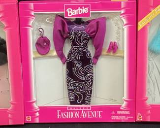 (3) FASHION AVENUE BARBIE OUTFITS