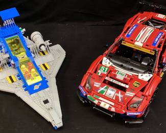 (2) LEGO SPACE GALAXY EXPLORER & FERRARI 488