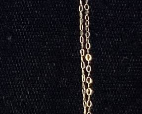 14KT GOLD CHAIN & 10KT CROSS PEND