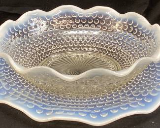 OPALESCENT DISH & BOWL