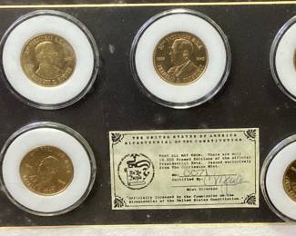BRONZE PRESIDENTIAL BICENTENNIAL COMMEMO