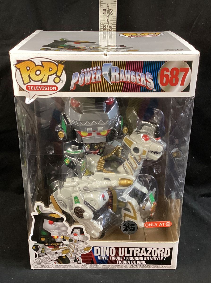 FUNKO POP #687 SABAN’S POWER RANGERS DINO ULTRAZORD VINYL FIGURE, NEW IN BOX