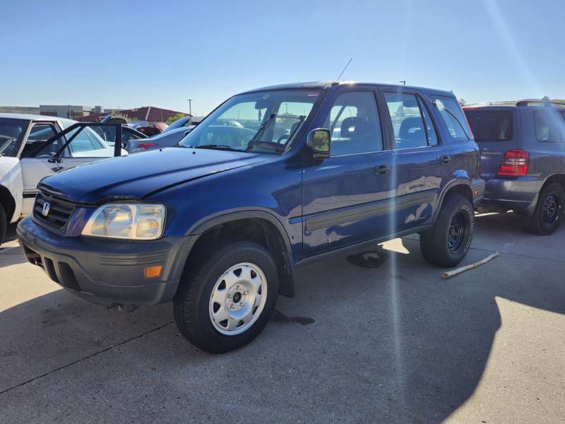 1999 Honda CRV, Blue, VIN - JHLRD2849XC016370