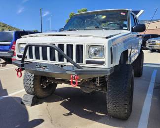 2001 Jeep Cherokee 4WD, White, VIN - 1J4FF48S01L619133