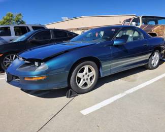 1997 Chevy Camero RWD, Green, VIN - 2G1FP22KXV2104025