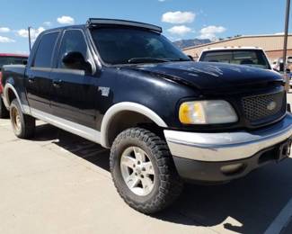 2001 Ford F-150 4WD, Black, VIN - 1FTRW08L11KE42103