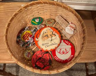 Vintage Christmas pins 