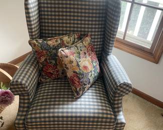 Queen Ann winged chairs