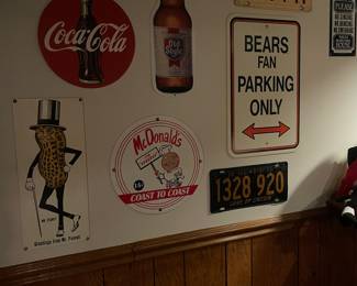 Tin advertising signs 