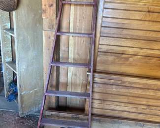 Old red ladder