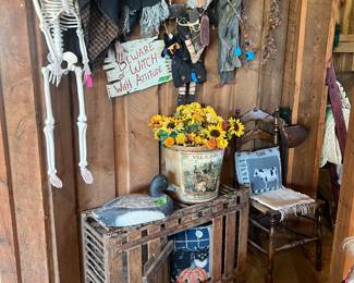 Chicken nester and Halloween Decor
