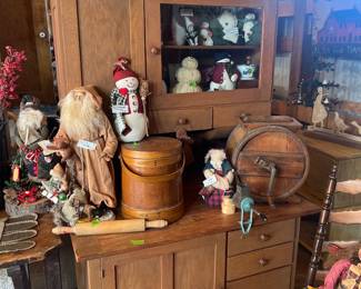 Early 1900 bakers cabinet from Midwest. $750