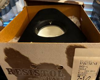 Resistol cowboy hat size 7.5