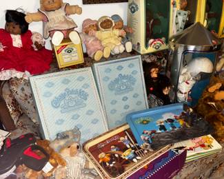 Boxed Porcelain Cabbage Patch dolls