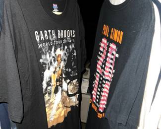 Lots of vintage concert  t-shirts