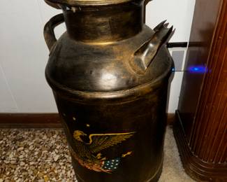 Vintage milk can