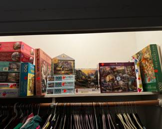 Thomas Kinkade puzzles and more 