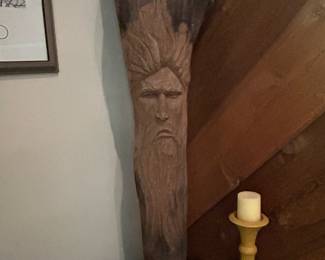 Large wood carving 