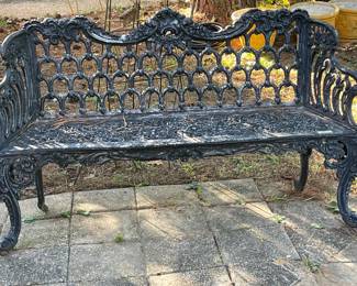 Iron bench