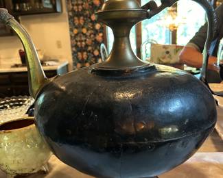 Very Large, ornate and original kettle (?)