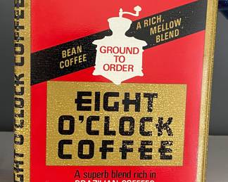 Vintage Eight O' Clock Coffee Can