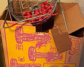 Vintage Child's Bingo Set