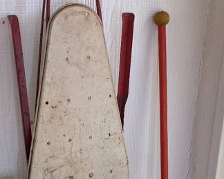 Kid's Ironing Board and Sweeper